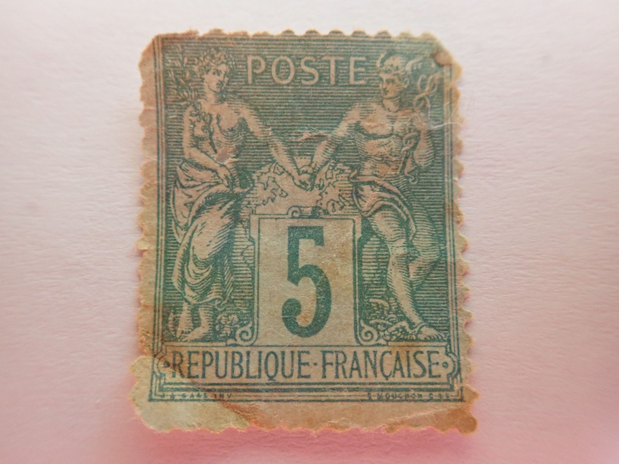 frankreich 0004 briefmarke briefmarken stamps marke postes frankreich france francobollo timbre timbres