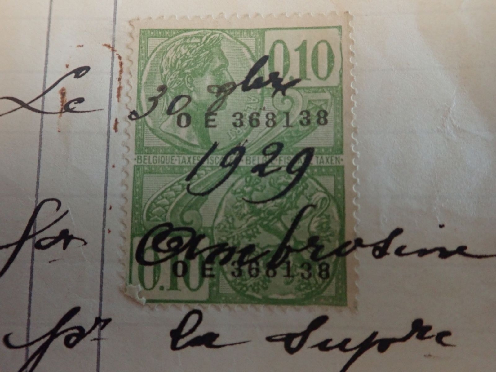 letter belgien 035b