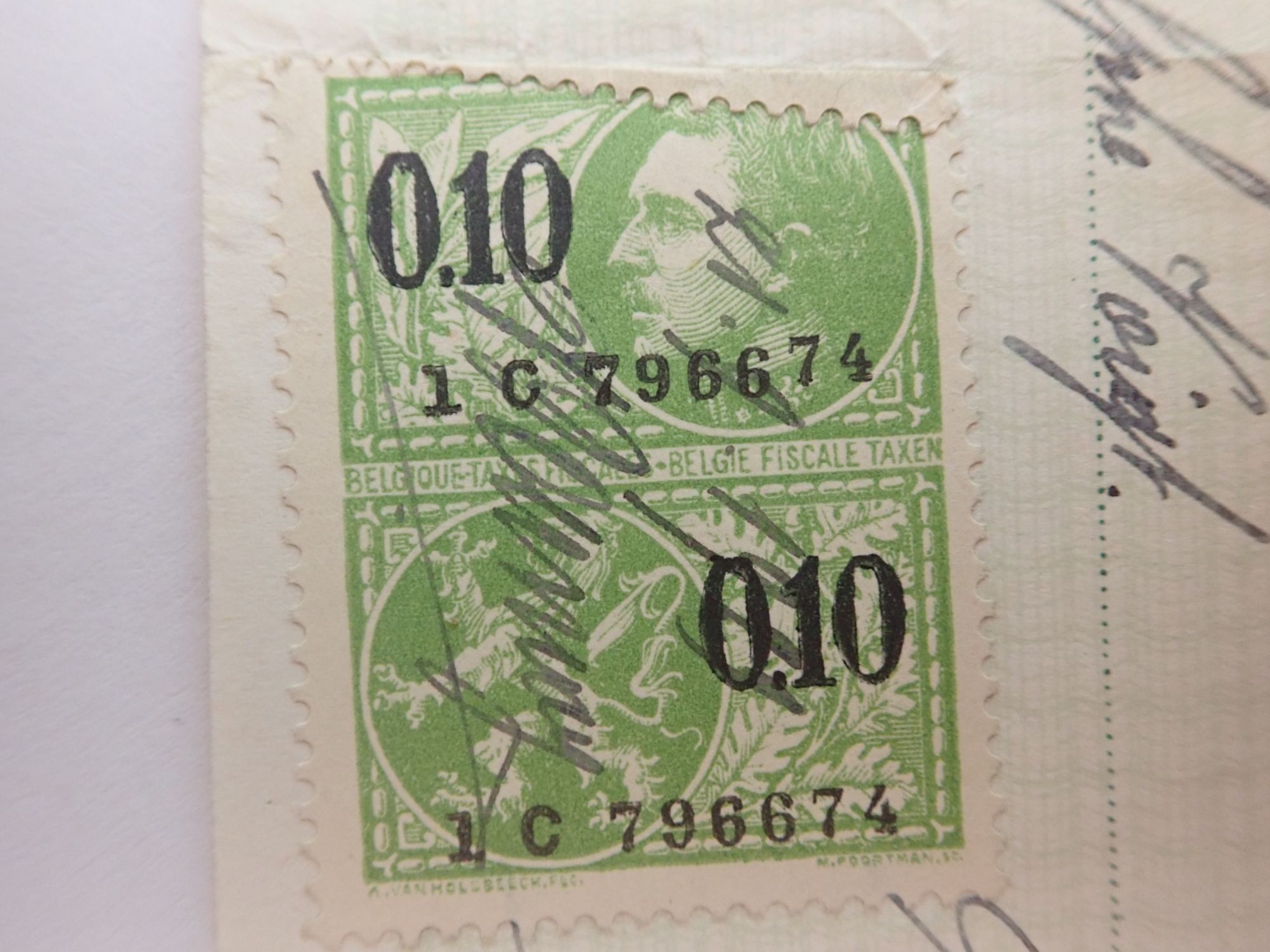 BRIEFE BELGIQUE 123 A