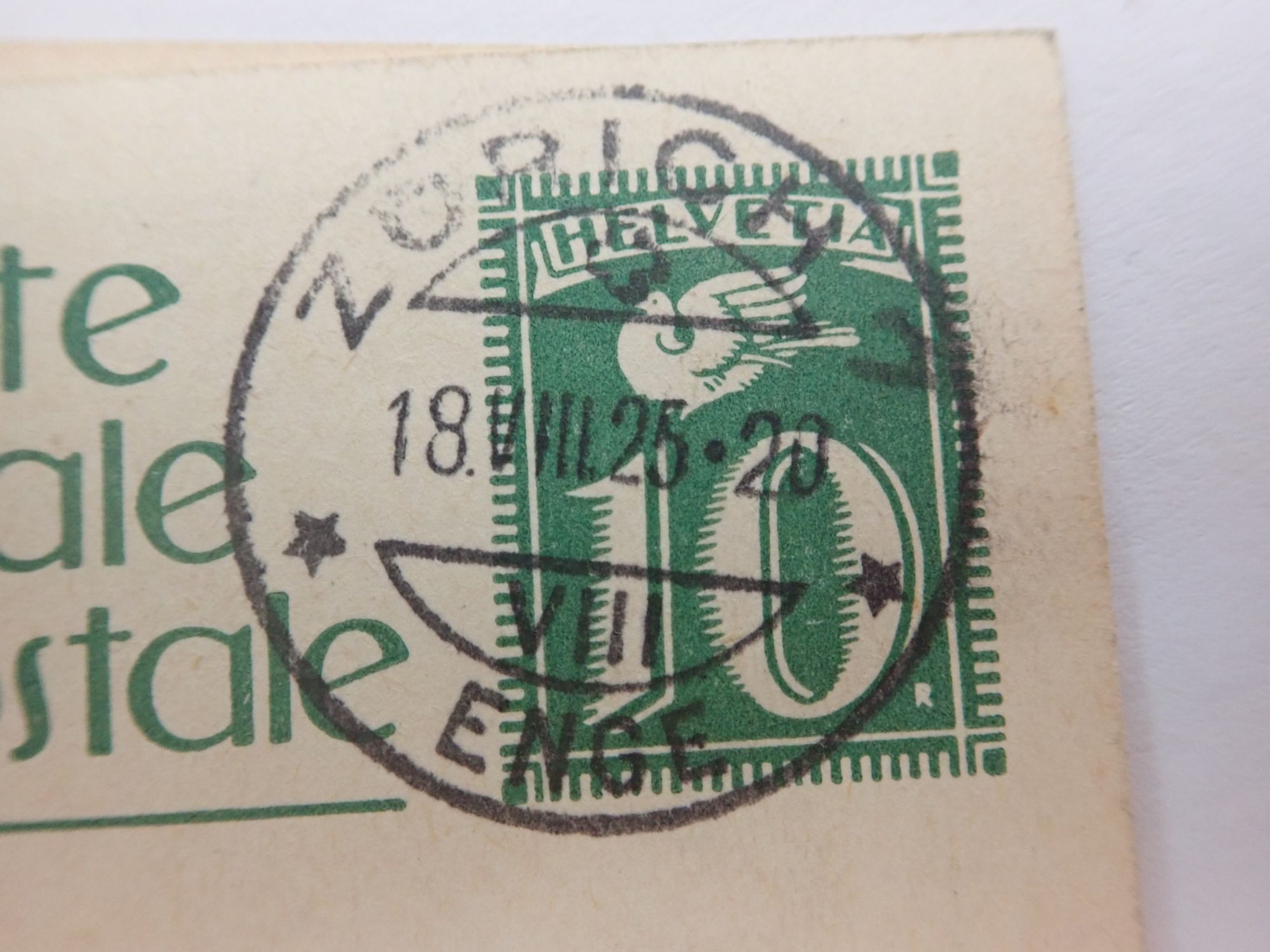 BRIEFE SCHWEIZ 122 C